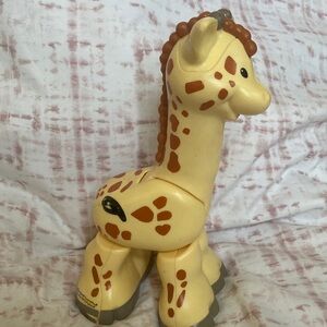 FisherPrice Little People Giraffe Only 9" Push Head Down Makes Sounds Works